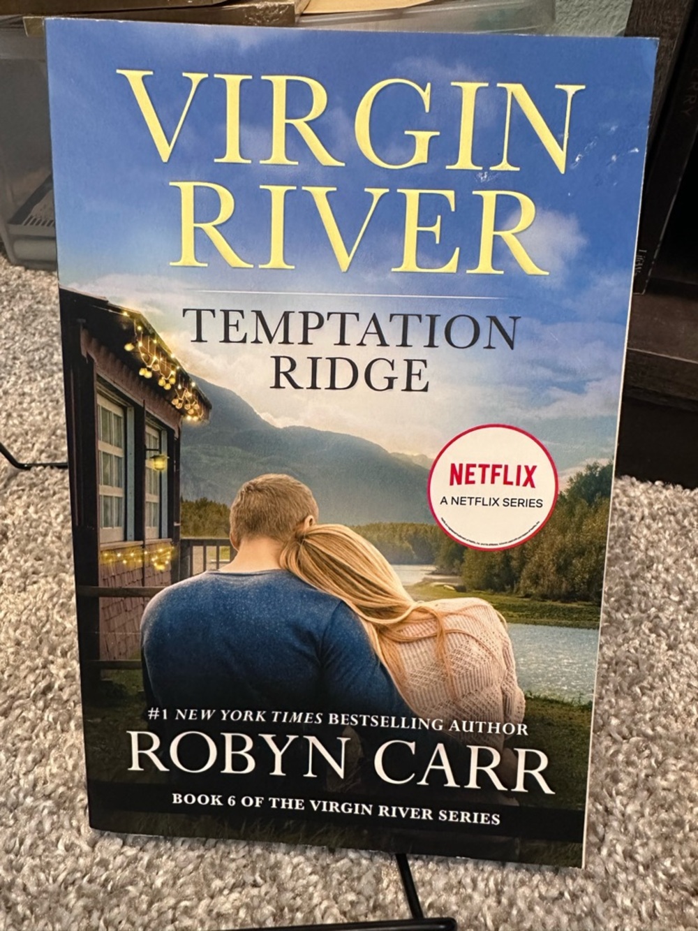 Virgin River: Temptation Ridge by Robyn Carr - Blue Cover Paperback